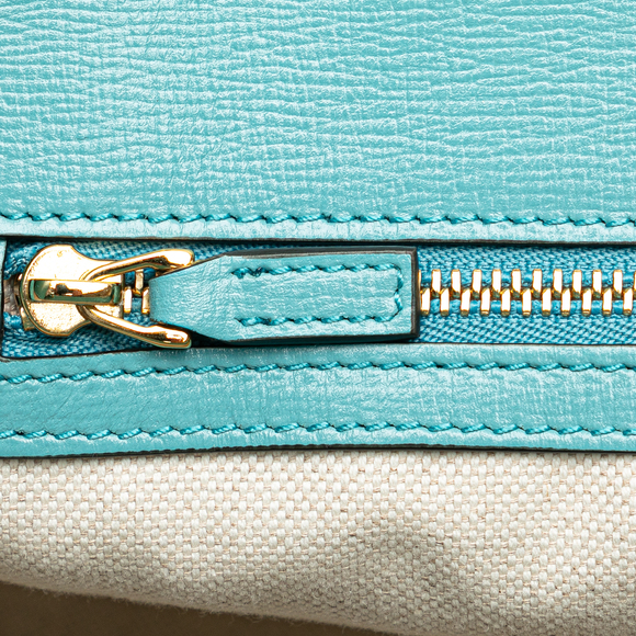 Pre-Loved Gucci Medium Straw Horsebit 1955 Tote - Picture 9 of 10